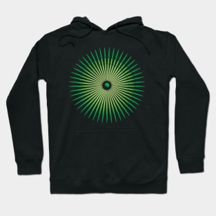 concentric green Hoodie